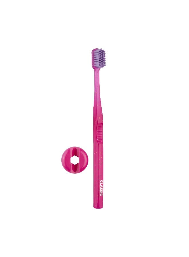 PESITRO UltraClean Classic Toothbrush – Soft Nylon Bristles with Hygiene Stand, Everyday Oral Care - Image 3